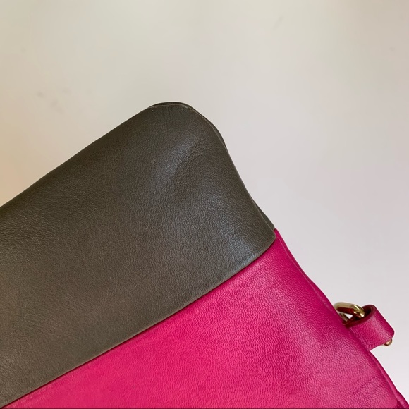 COPY Celine pink and grey leather pouch - Picture 4 of 16